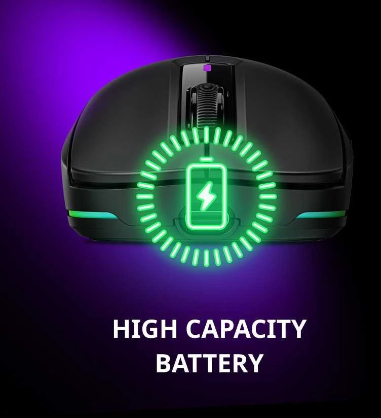 LORGAR MSA10W, Belaidė pelė žaidimams Advanced, baltas
