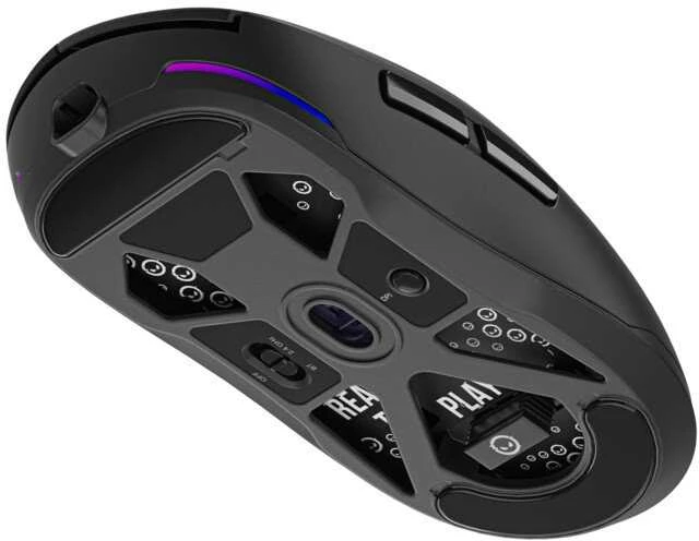 LORGAR MSA10W, Belaidė pelė žaidimams Advanced, juodas