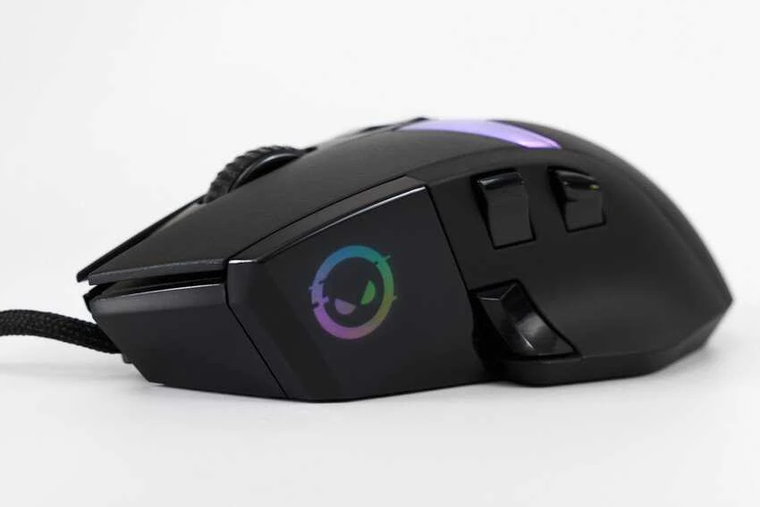LORGAR MSP80, 8000 Hz Pelė žaidimams Pro, Juodas