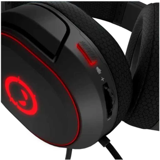 LORGAR Kaya 460, USB Žaidimų ausinės su mikrofonu, CM108B, RGB apšvietimas, Plug&Play, USB-A jungties laidas 2m, medžiaginiai ausų pagalvėlės, dydis: 192*184.7*88mm, 0.329kg, juodas