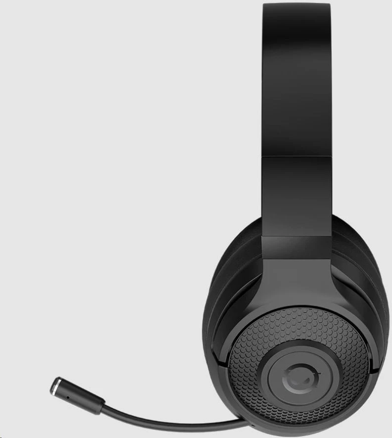 LORGAR Noah 500, Belaidės Žaidimų ausinės su mikrofonu, JL7006, BT 5.3, battery life iki 58 h (1000mAh), USB (C) charging kabelis (0.8m), 3.5 mm AUX kabelis (1.5m), size: 195*185*80mm, 0.24kg, juodas
