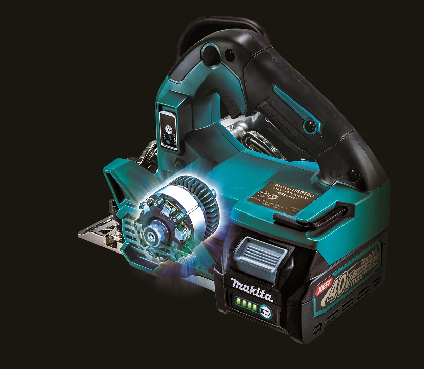 Akumuliatorinis diskinis pjūklas MAKITA HS014GZ 40V Max XGT