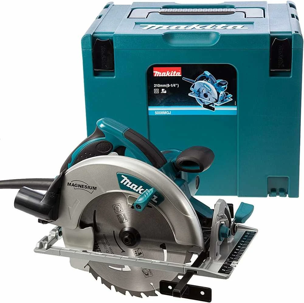 Makita 5008MGJ Rankinis diskinis pjūklas, 75,5 mm, 210x30 mm, 1800 W, 5,1kg, MAKPACK