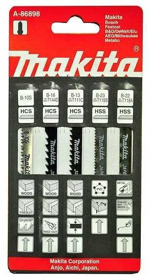 Makita Siaurapjūklio pjūkleliai komplektas 5-vnt (B-13, B-16, B-22, B-23, B-105) A-86898