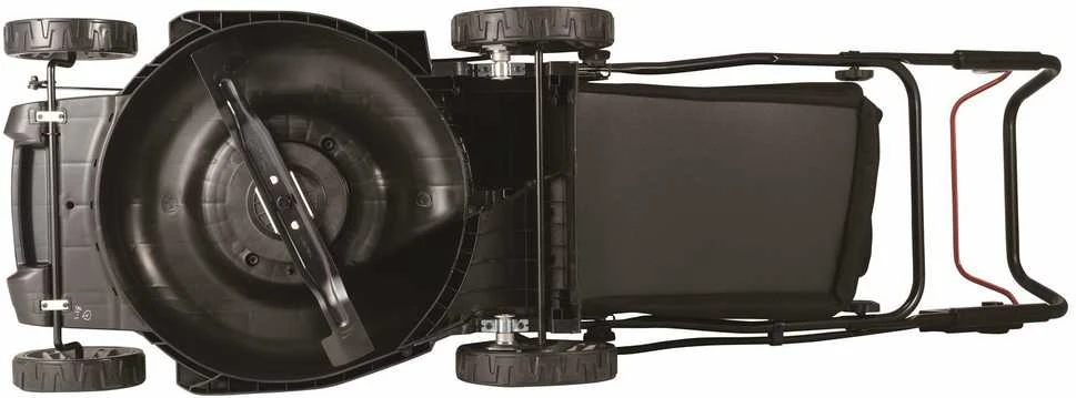 Makita DLM480Z akumuliatorinė vejapjovė 2 x 18 V, 48 cm, 4 viename (pjovimas / surinkimas / mulčiavimas / išmetimas į galą), 24,5kg, plastikinis korpusas, be akumuliatorinio ir krovinio