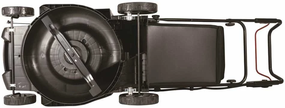 Makita DLM538Z akumuliatorinė vejapjovė 2 x 18 V, 53 cm, 4 viename (pjovimas / surinkimas / mulčiavimas / išmetimas į galą), 25,5kg, plastikinis korpusas, be akumuliatorinio ir krovinio