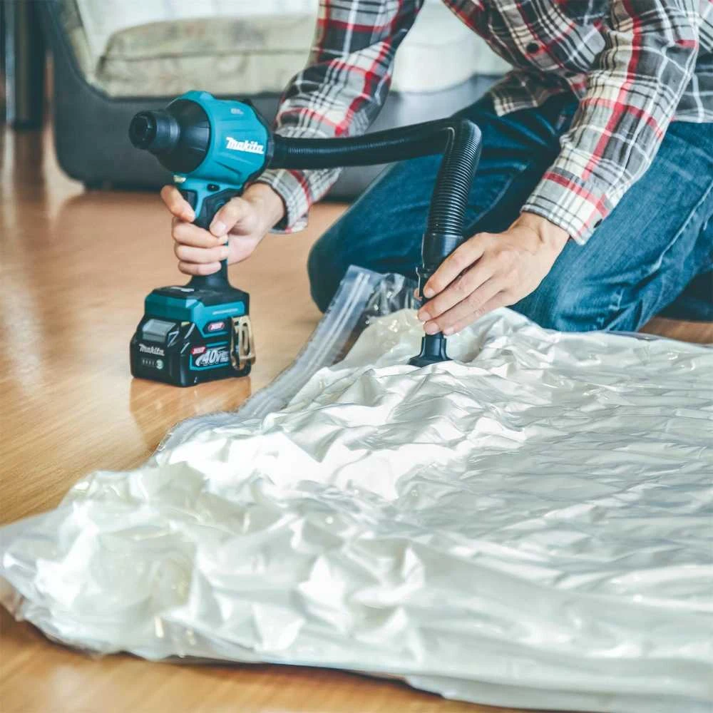Makita AS001GZ Akumuliatorinis pūstuvas XGT, 0-1.1m³/min, 0-29.7 kPa; 2.3kg, Be akumuliatorių ir kroviklio!