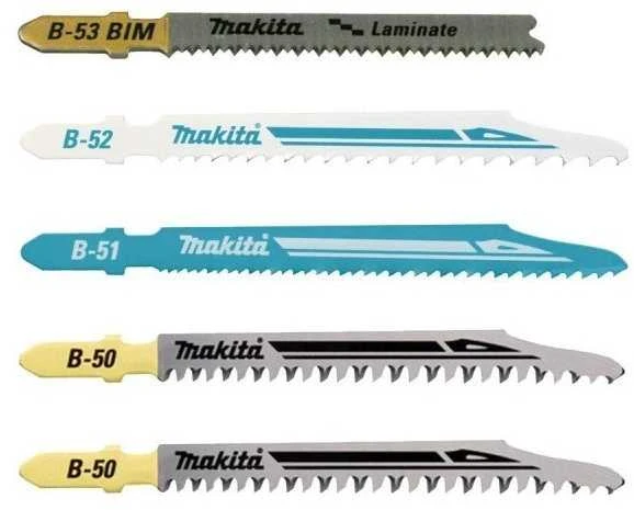 dėlionės peiliukai medienai, plastikui, fanerai ir metalui pjauti, 5 vnt. Makita [B-48527]