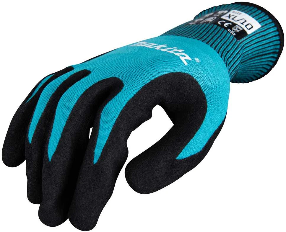 Makita Darbinės pirštinės, dengtos nitrilo danga, XL P-84707