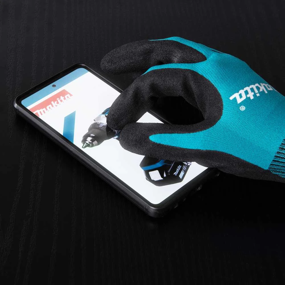 Makita Darbinės pirštinės, dengtos nitrilo danga, L P-84698