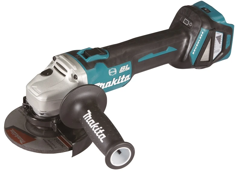 Makita akumuliatorinis kampinis šlifuoklis DGA513Z 18V, be akumuliatoriaus ir kroviklio