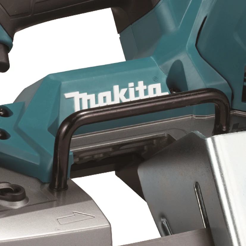 Juostinis pjūklas metalui Makita PB003GZ; 40 V; 66 mm (be akumuliatoriaus ir pakrovėjo)