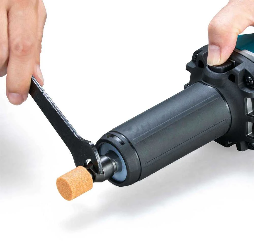 Makita GD002GZ Akumuliatorinis tiesinis šlifuoklis XGT, 40V, ø 6 mm 29 000 min-1, Svirtinis jungiklis, Be akumuliatorių ir kroviklio!