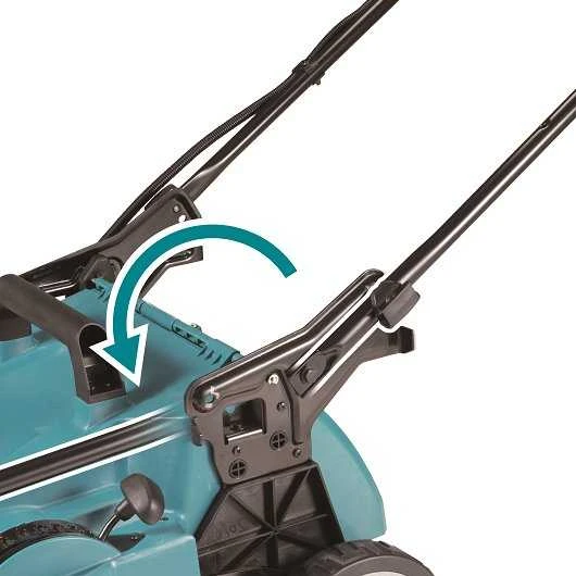 Makita DLM481Z akumuliatorinė vejapjovė 2x18V, 48cm, savaeigė, 4 viename (pjovimas/rinkimas/mulčiavimas/galinis išmetimas), 27,1kg, plastikinis korpusas, be akumuliatorinio ir krovinio