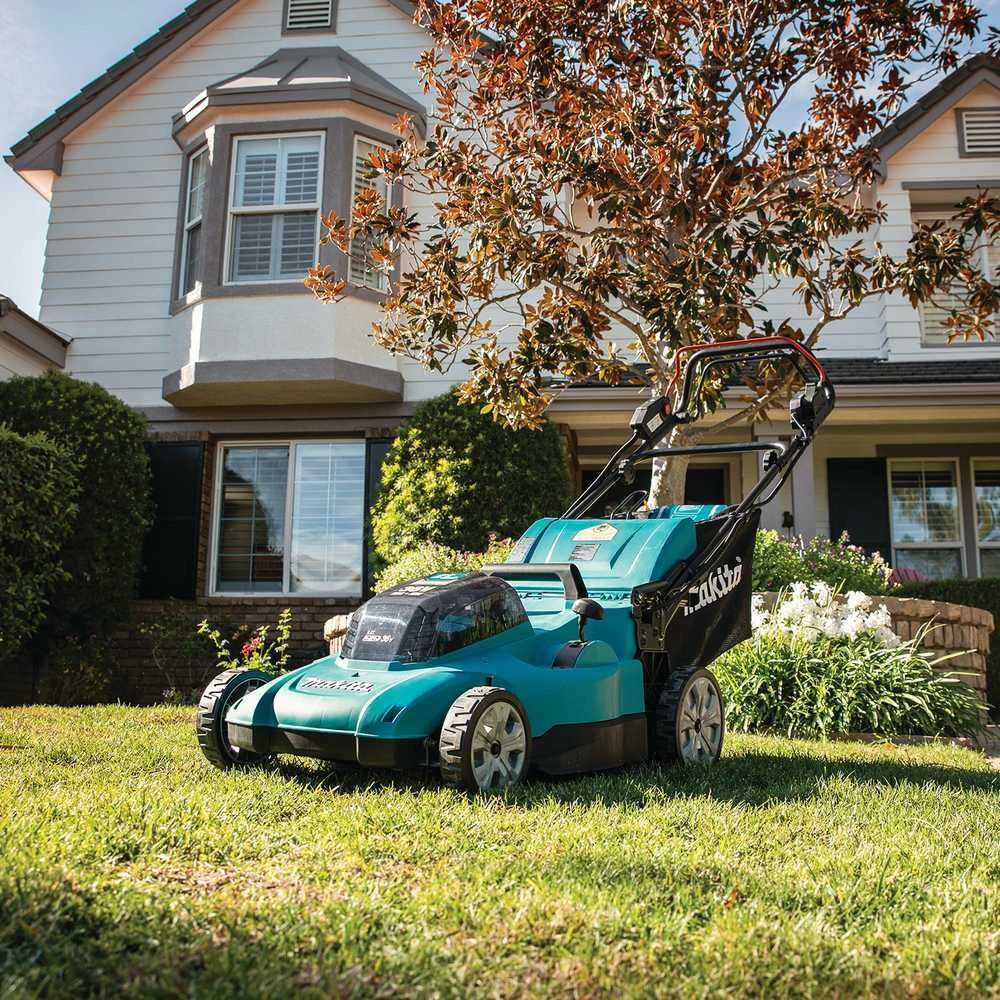 Makita Akumuliatorinė vejapjovė DLM539Z, 2X18V, 53cm, Savaeigė, 4in1, Be akumuliatorių ir kroviklio