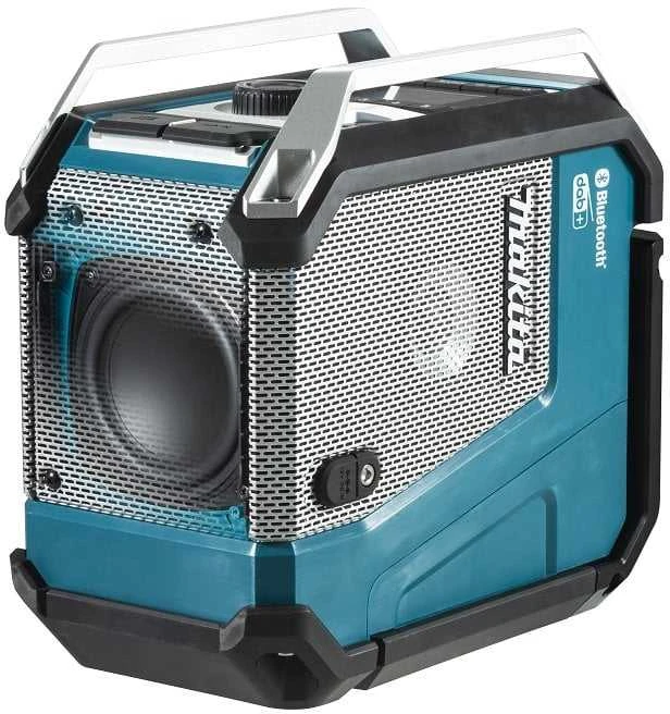 Makita DMR115 Radijas, CXT (12V Max (10,8V) / LXT (18V) baterijos, Žemųjų dažnių garsiakalbis, Bluetooth ir USB, DAB/DAB+