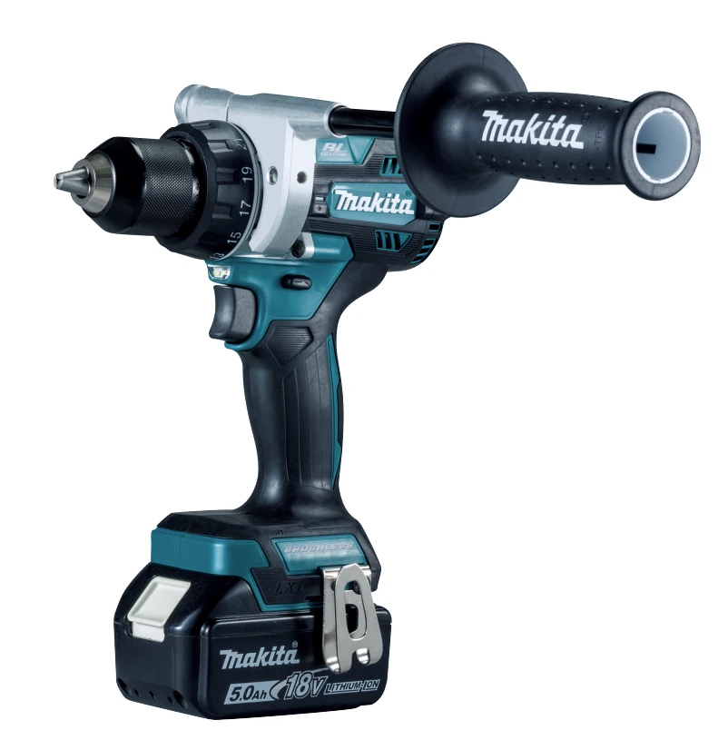Makita DDF492RTJ Akumuliatorinis gręžtuvas 18V, BL-motor, Max 141 Nm, 130/65Nm, 2x5,0Ah, DC18RC, MAKPACK