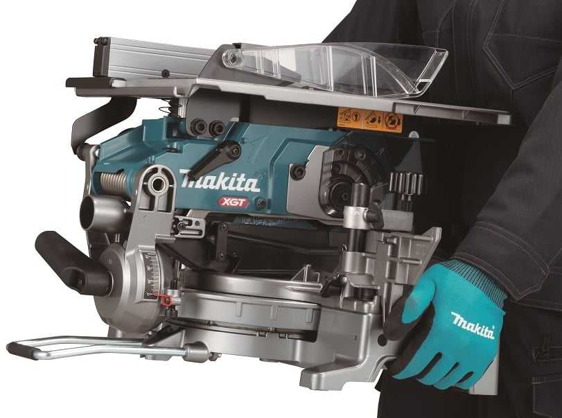 Akumuliatorinės kombinuotos pjovimo staklės MAKITA LH001GZ 40V Max XGT