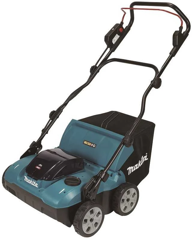 Makita UV001GZ akumuliatorinis skarifikatorius 40Vmax, XGT, BL variklis, plotis 38 cm, žolės surinktuvas 50 l