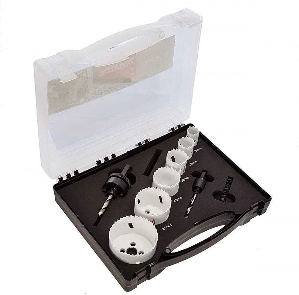 Makita HSS Bi-Metal gręžimo karūnų komplektas 6-dydžiai D-47117