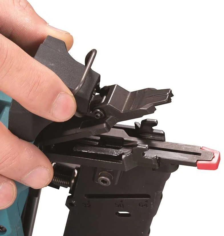 Makita DBN610ZJ vidinis užstrigimo šalinimo mechanizmas