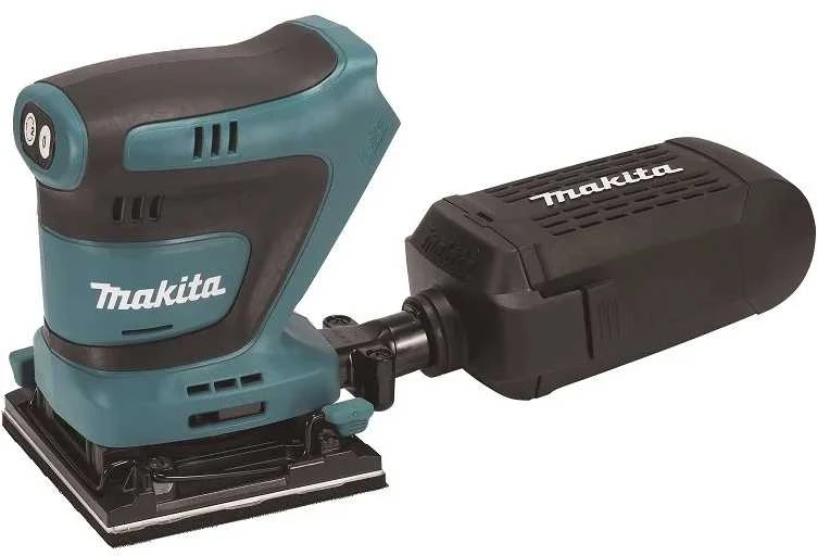 MAKITA akumuliatorinis ekscentrinis šlifuoklis DBO480Z 18V 93x185mm be akumuliatoriaus ir kroviklio