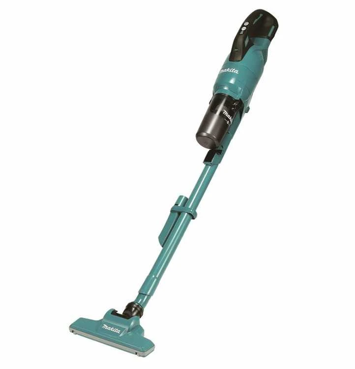 Makita DCL286FZ Akumuliatorinis dulkių siurblys, LXT, 18V, bešepetėlinis variklis, su cikloniniu priedu, mėlynos spalvos 100W. Be akumuliatoriaus ir kroviklio