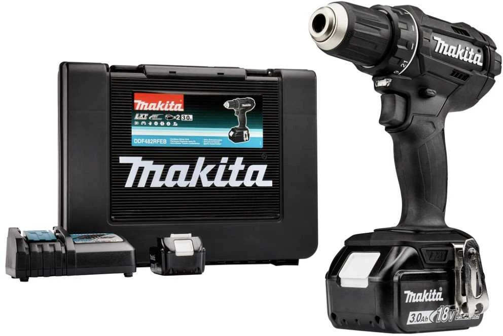 Akumuliatorinis gręžtuvas-suktuvas Makita DDF482RFEB