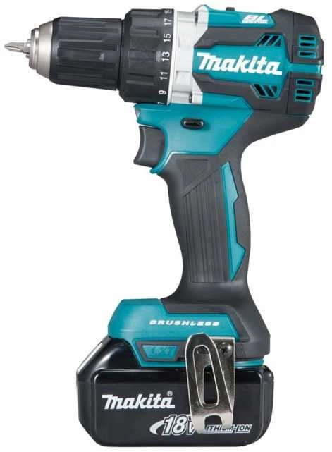 MAKITA GRĄŽAS / GRĄŽAS 18V‐54 / 30Nm 2x3.0Ah LI-ION BRUSHLES CASE MAKPAC DDF484RFJ
