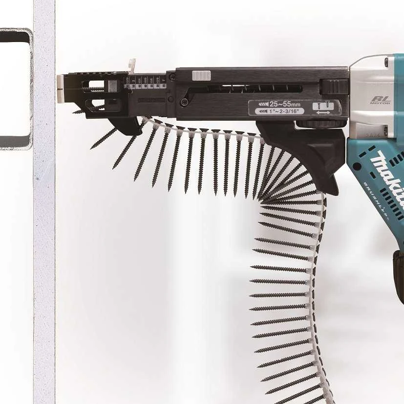 Makita DFR551Z Akumuliatorinis suktuvas, 18 V, BL-motor, 6.000 min-1, 25-55mm, Be akumuliatorių ir kroviklio!