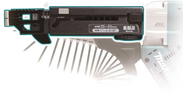 Makita DFR551Z Akumuliatorinis suktuvas, 18 V, BL-motor, 6.000 min-1, 25-55mm, Be akumuliatorių ir kroviklio!