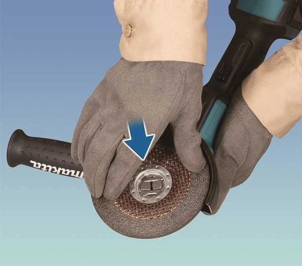 Makita DGA521ZX1 Akumuliatorinis kampinis šlifuoklis 18V, ø125mm, X-LOCK, 8500min-1, BL-motor, be akumuliatorių ir kroviklio!