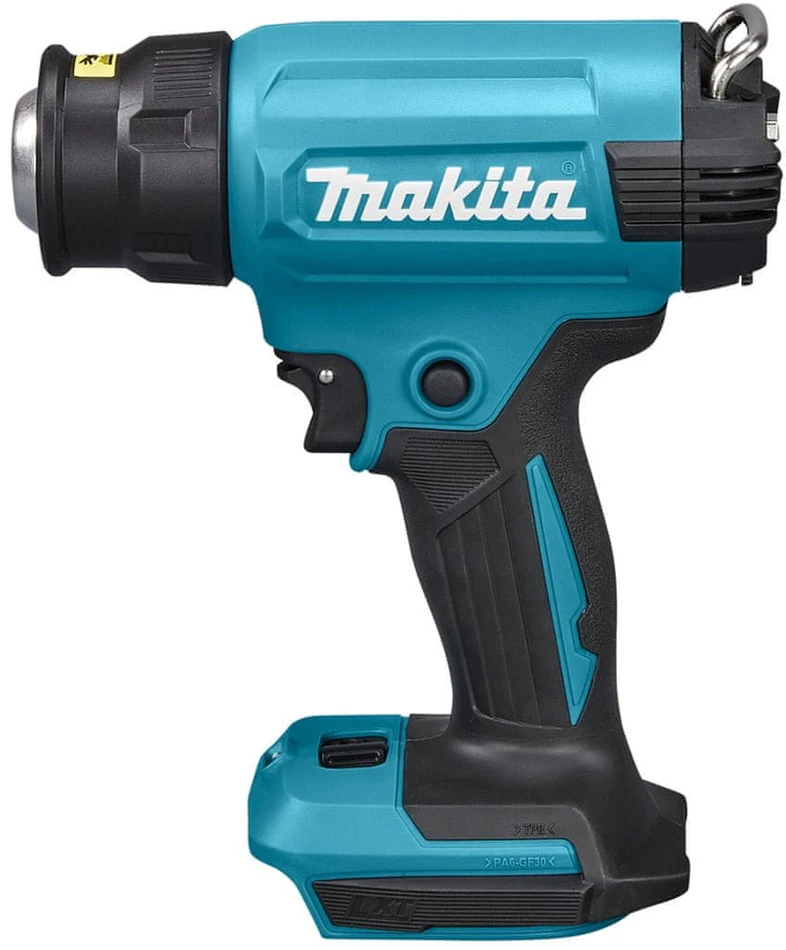 Makita DHG181ZJ LXT KARŠTO ORO FENAS 18V, Reguliuojama temperatūra - 550C°, 120/200 l/min, Be akumuliatorių ir kroviklio!, MAKPACK