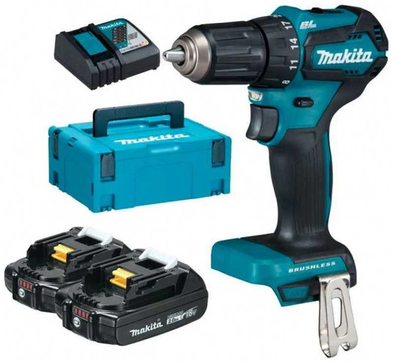 Makita 18V suktuvas su priedų komplektu