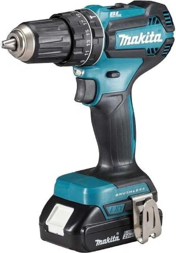 MAKITA Smūginis suktuvas-gręžtuvas 18V DHP485RAJ 50/27Nm 2×2,0Ah BL