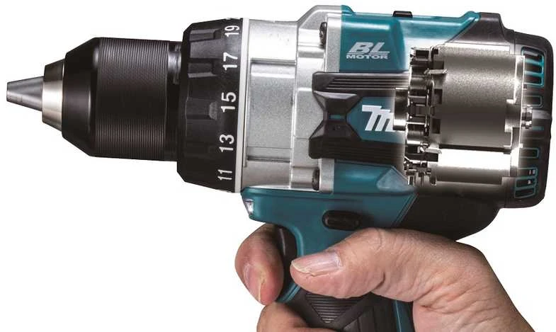 Makita DHP492Z Akumuliatorinis smūginis gręžtuvas 18V, BL-motor, Max 141 Nm, 130/65NM, Be akumuliatorių ir kroviklio!