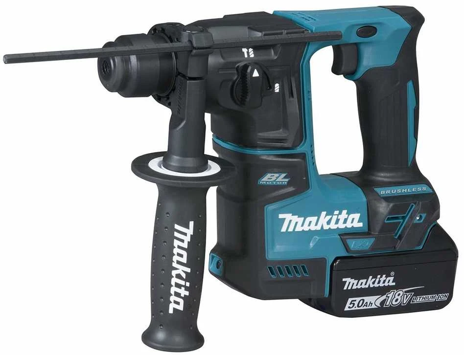 Perforatorius Makita DHR171RTJ; 18 V; 1,2 J; SDS-plus; 2x5,0 akum.