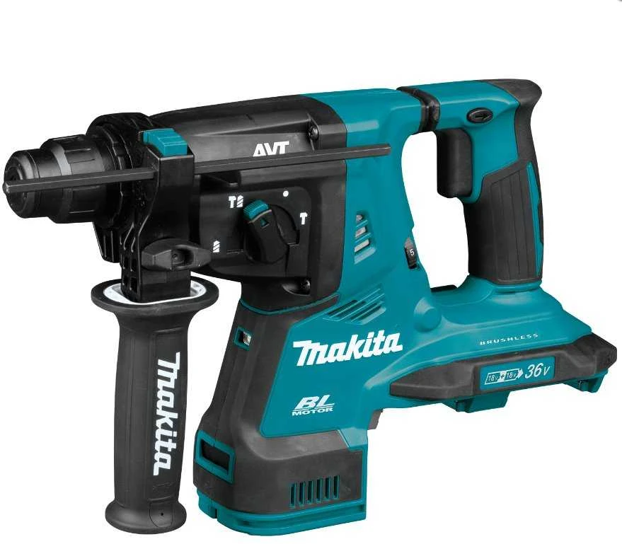 MAKITA GRĘŽIMO IR KALIMO KLAJTUKAS SDS-PLUS 2x18V 2,8J AVT BE BATERIJAŲ IR KROVITUVO DHR282ZU