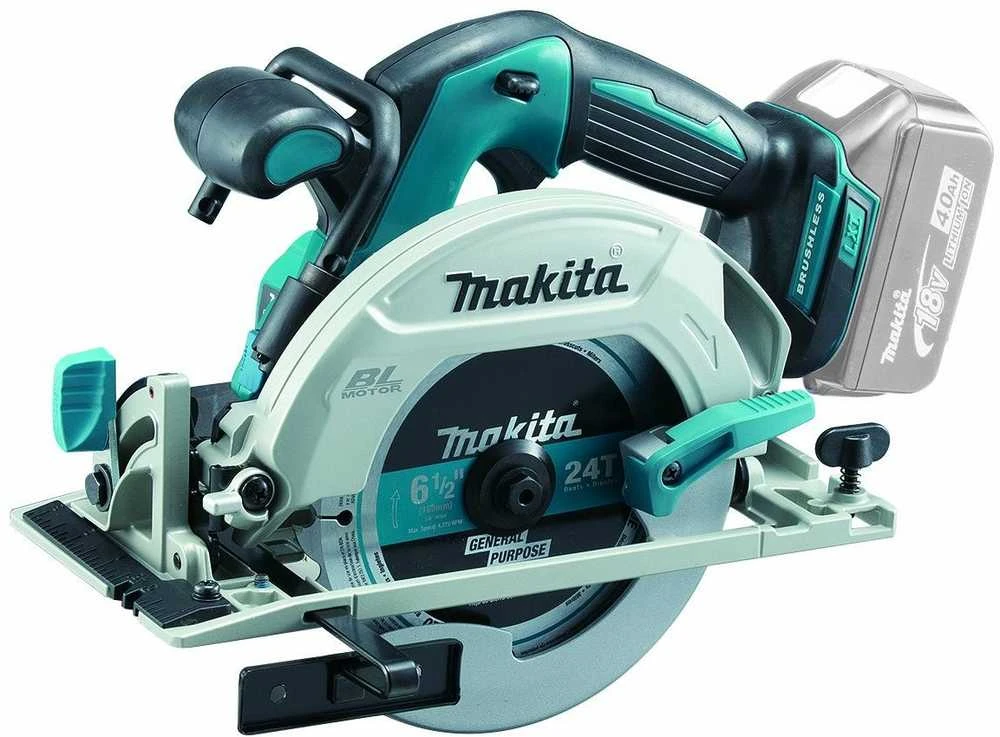 Makita DHS680Z Akumuliatorinis diskinis pjūklas, 18 V, 57 mm, ø165x20, Be akumuliatorių ir kroviklio!