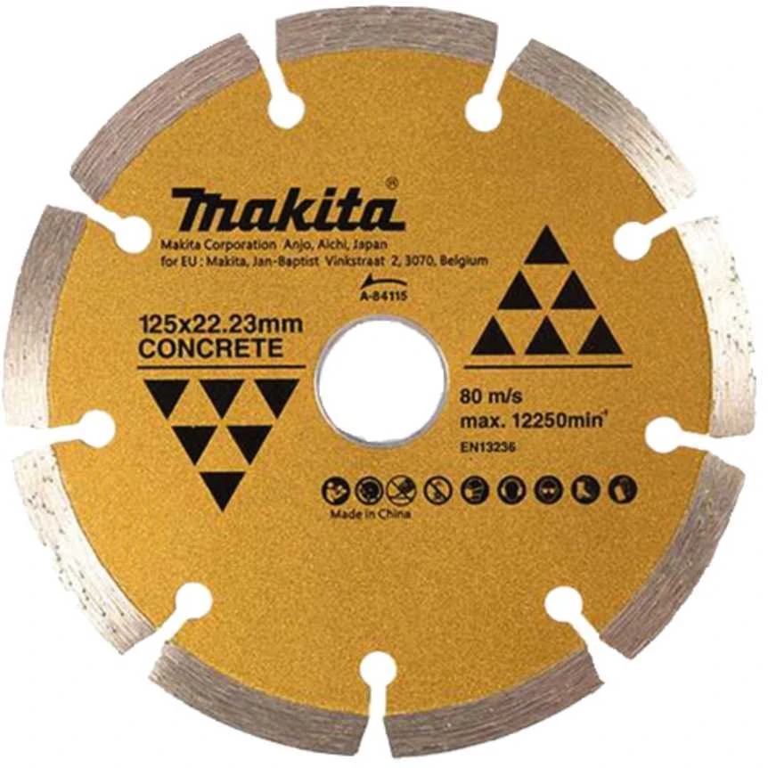 Makita Segmentinis 125MM eko. klase betonui A-84115