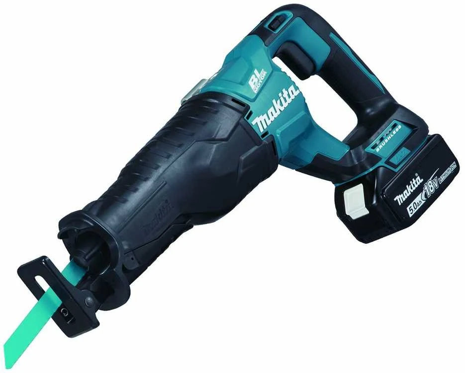 Akumuliatorinis tiesinis pjūklas Makita DJR187RTE, 18 V, 2x5,0Ah Li-ion