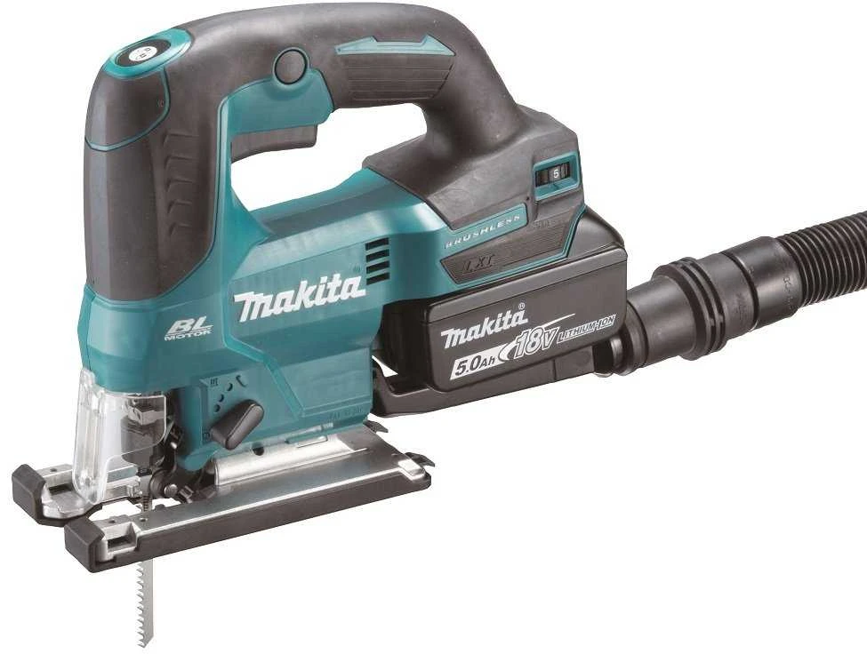 Makita DJV184Z Akumuliatorinis siaurapjūklis 18 V Li-ion, BL-motor, Be akumuliatorių ir kroviklio!