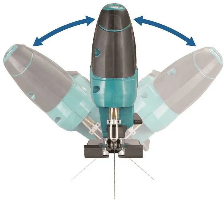 Makita DJV184Z Akumuliatorinis siaurapjūklis 18 V Li-ion, BL-motor, Be akumuliatorių ir kroviklio!