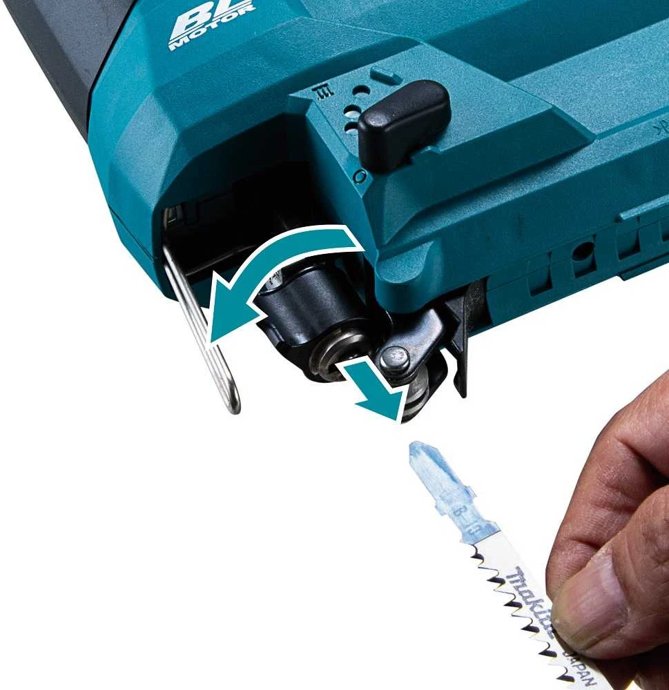 Makita DJV184Z Akumuliatorinis siaurapjūklis 18 V Li-ion, BL-motor, Be akumuliatorių ir kroviklio!