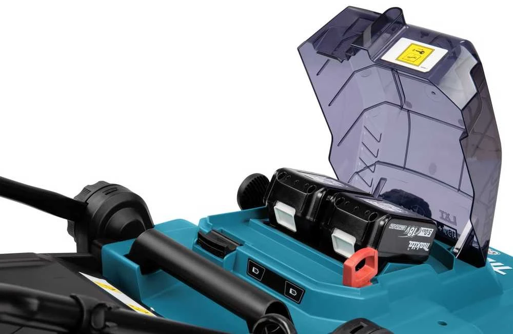 Makita akumuliatorinė vejapjovė DLM382PT2 2x18V 38cm 2x5.0Ah
