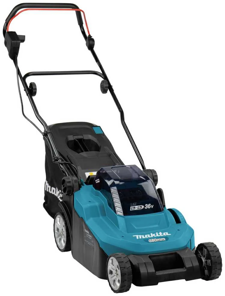 Makita akumuliatorinė vejapjovė DLM382PT2 2x18V 38cm 2x5.0Ah