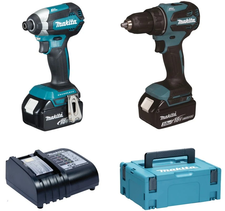 Rinkinys įrankių Makita Combo 18V (DDF490, DTD153) 2x3,0Ah MP (DLX2535SJ)