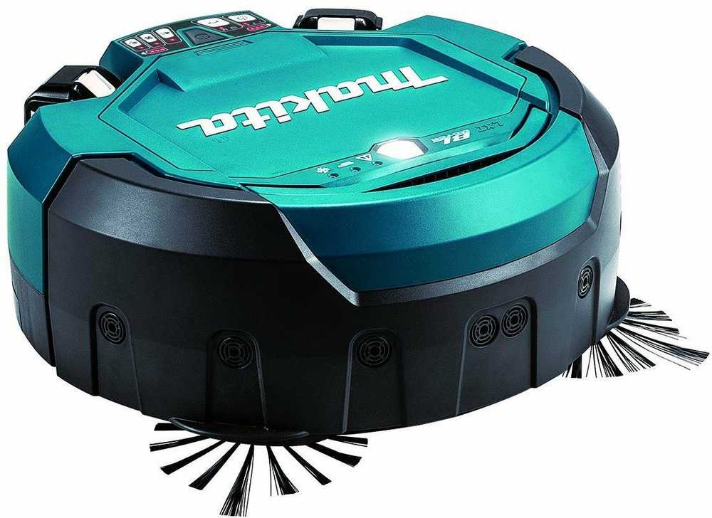 Dulkių siurblys - robotas Makita DRC200Z 2x18V Li-Ion, be akumuliatorių ir kroviklio!