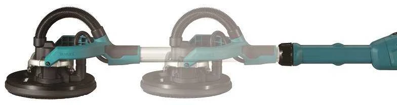 Makita DSL801ZU Akumuliatornis glaisto šlifuoklis 18V, BL-motor, AWS, 225mm, be akumuliatorių ir kroviklio!