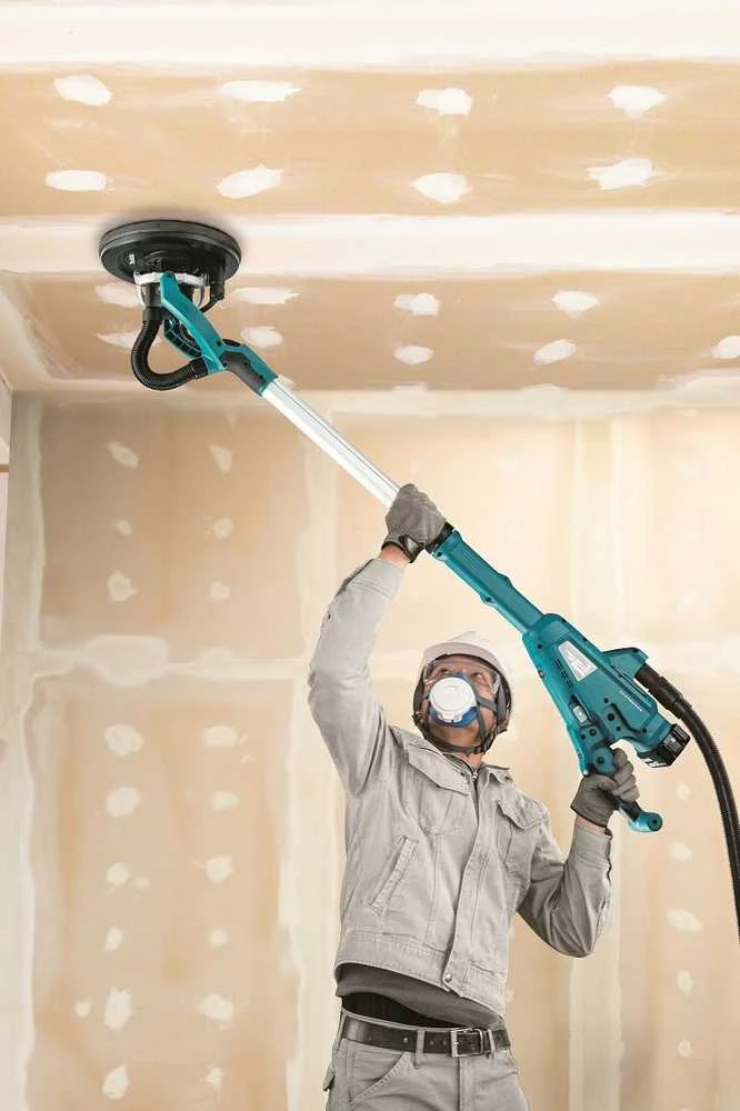Makita DSL801ZU Akumuliatornis glaisto šlifuoklis 18V, BL-motor, AWS, 225mm, be akumuliatorių ir kroviklio!